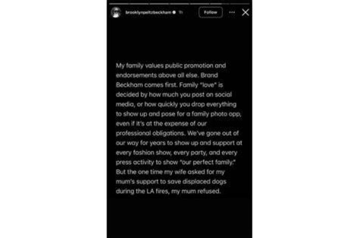 Brooklyn Beckham Instagram See The Post Being Called Racially