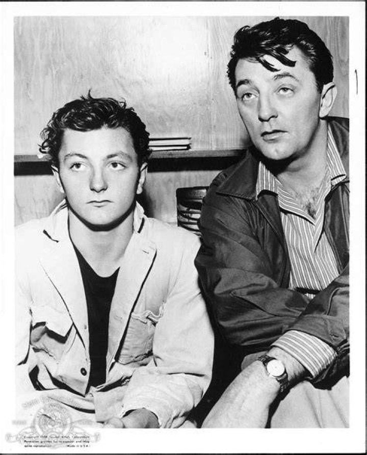 Robert Mitchum with Son James Mitchum in Thunder Road 1958
