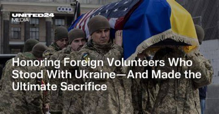 Sean McGee's Legacy And The Impact Of Foreign Volunteers In Ukraine