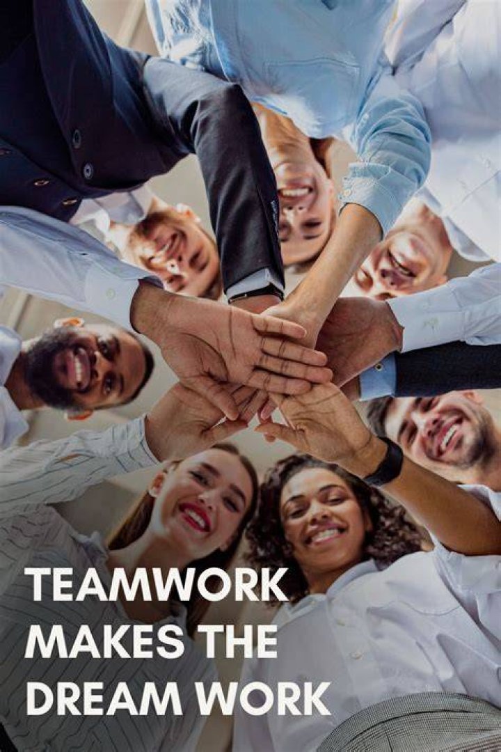 Teamwork makes the dream work. Reaching new heights in business with