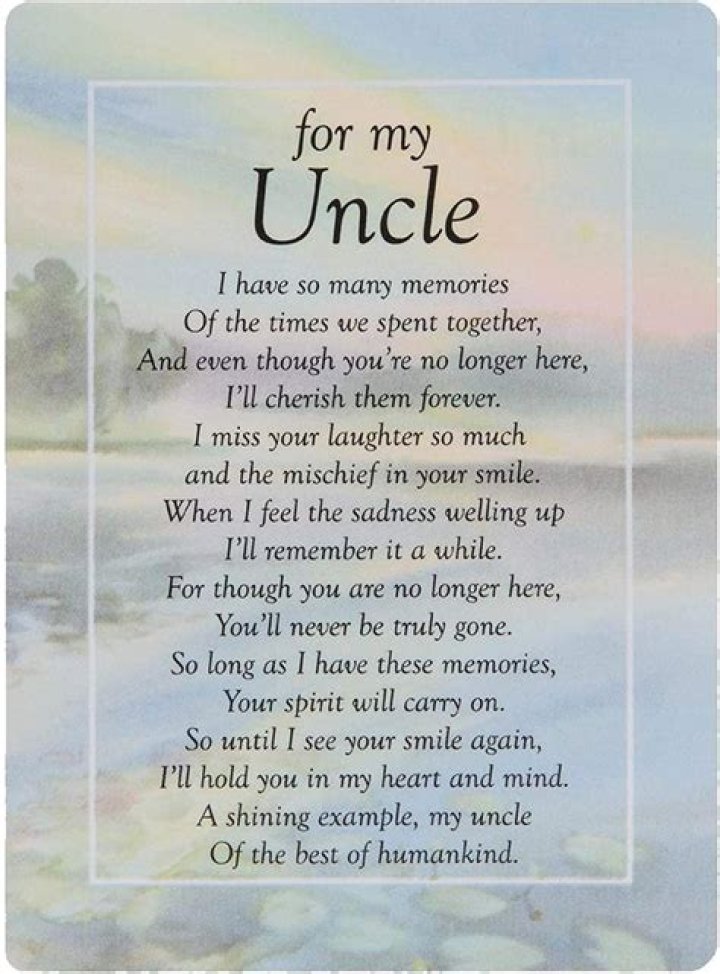 Unveiling The Wisdom And Comfort Of Dead Uncle Quotes