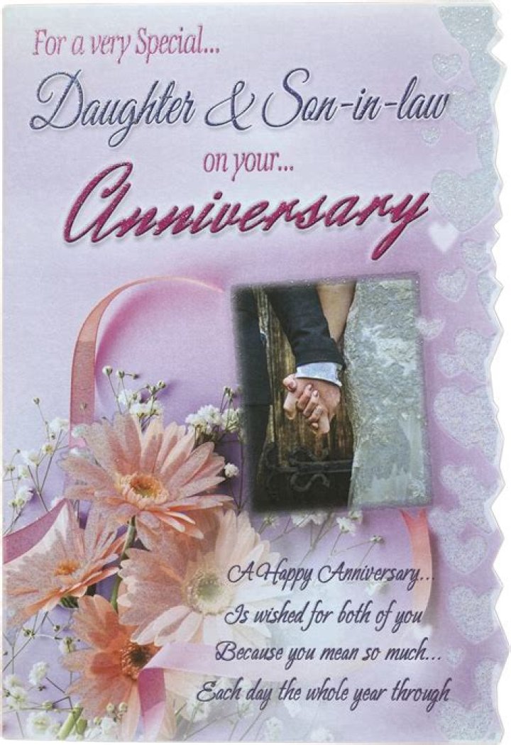 Your Daughter And Son-in-Law's Anniversary